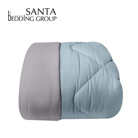 ผ้านวม SANTA BEDDING 100x90 นิ้ว สี GREY/GREEN_0