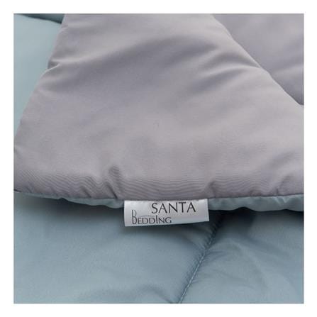ผ้านวม SANTA BEDDING 100x90 นิ้ว สี GREY/GREEN_1