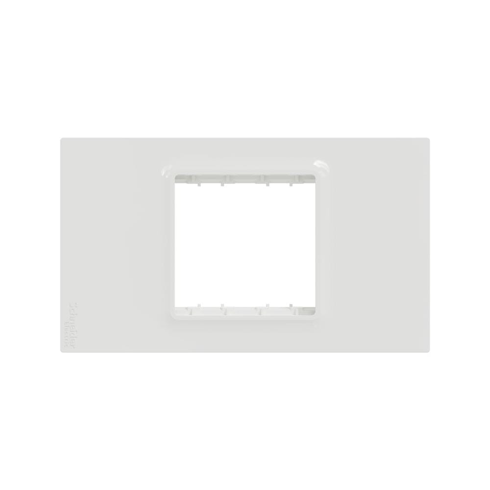 หน้ากาก 2 ช่องกลาง SCHNEIDER M3TS02_WE MILUZ