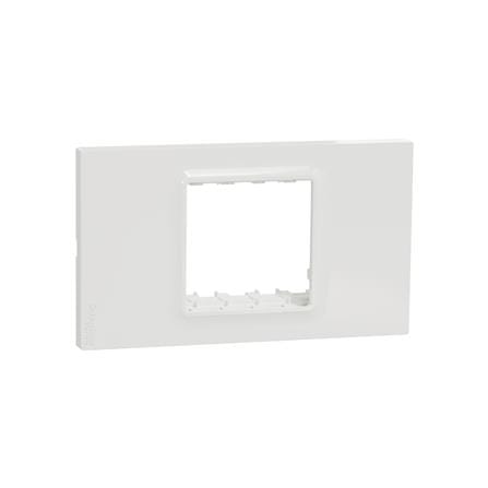 หน้ากาก 2 ช่องกลาง SCHNEIDER M3TS02_WE MILUZ_1