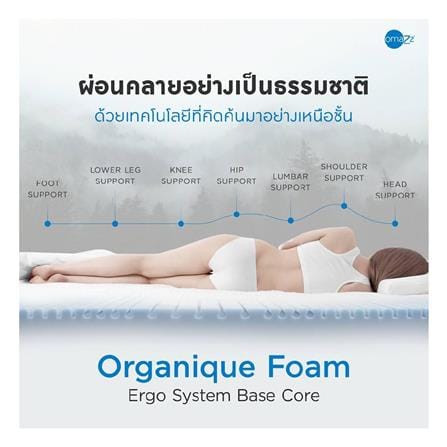 ที่นอนไฮบริด 5 ฟุต OMAZZ รุ่น FERRIS พร้อมชุดเครื่องนอน 8 ชิ้น_10