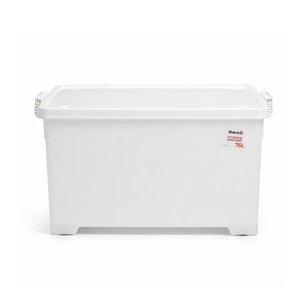 กล่องเก็บของ 75 ลิตร STACKO 5114 สีขาว_1