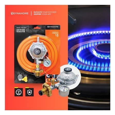 หัวปรับแรงดันต่ำเซฟตี้ พร้อมเกจวัด DYNA HOME DH-53LT_5