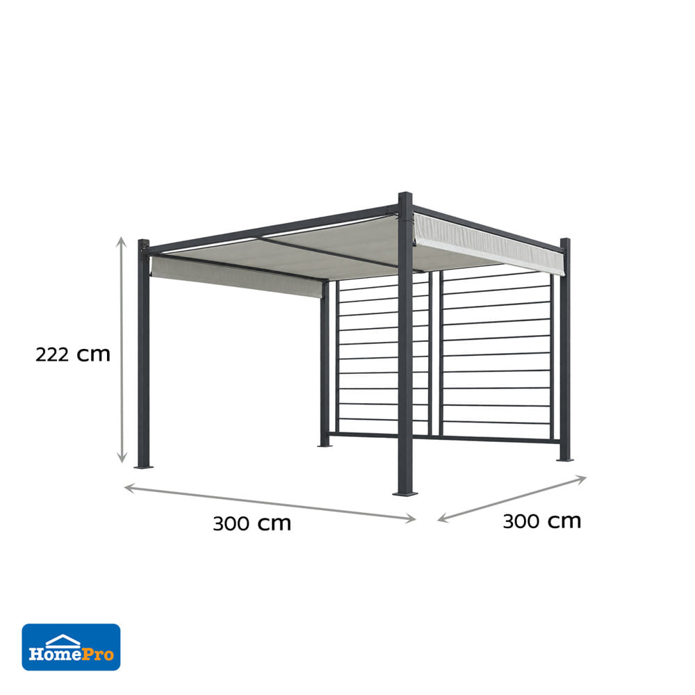 เต็นท์สนาม SPRING KOTA PLUS 3x3 เมตร สีดำ