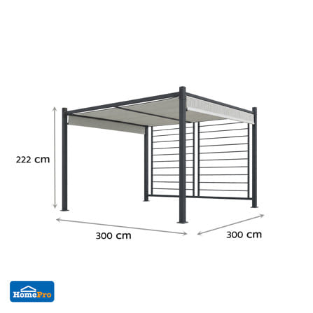 เต็นท์สนาม SPRING KOTA PLUS 3x3 เมตร สีดำ_10