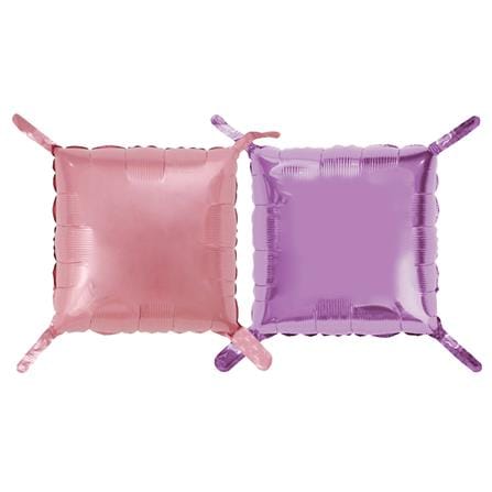 ลูกโป่งฟอยล์ทรงสี่เหลี่ยม SNAZZ 11 นิ้ว สีชมพู-ม่วง_0
