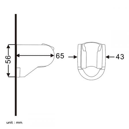 ขอแขวนฝักบัว RASLAND G722-G3366_1