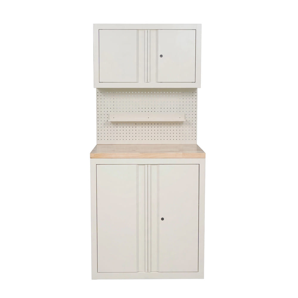 ตู้เหล็ก + WORK STATION FURDINI BROOK 80 ซม. สี WOOD/IVORY