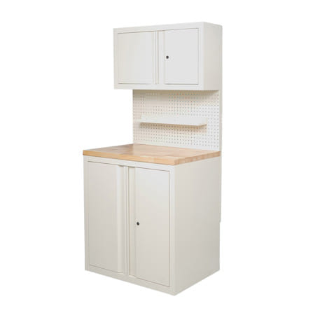 ตู้เหล็ก + WORK STATION FURDINI BROOK 80 ซม. สี WOOD/IVORY