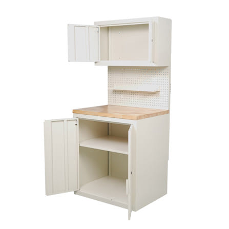 ตู้เหล็ก + WORK STATION FURDINI BROOK 80 ซม. สี WOOD/IVORY_2