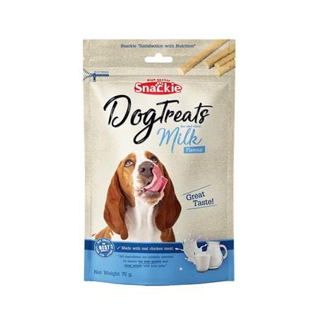 ขนมสุนัข SNACKIE DOG TREATS กลิ่นนม 70 ก._0