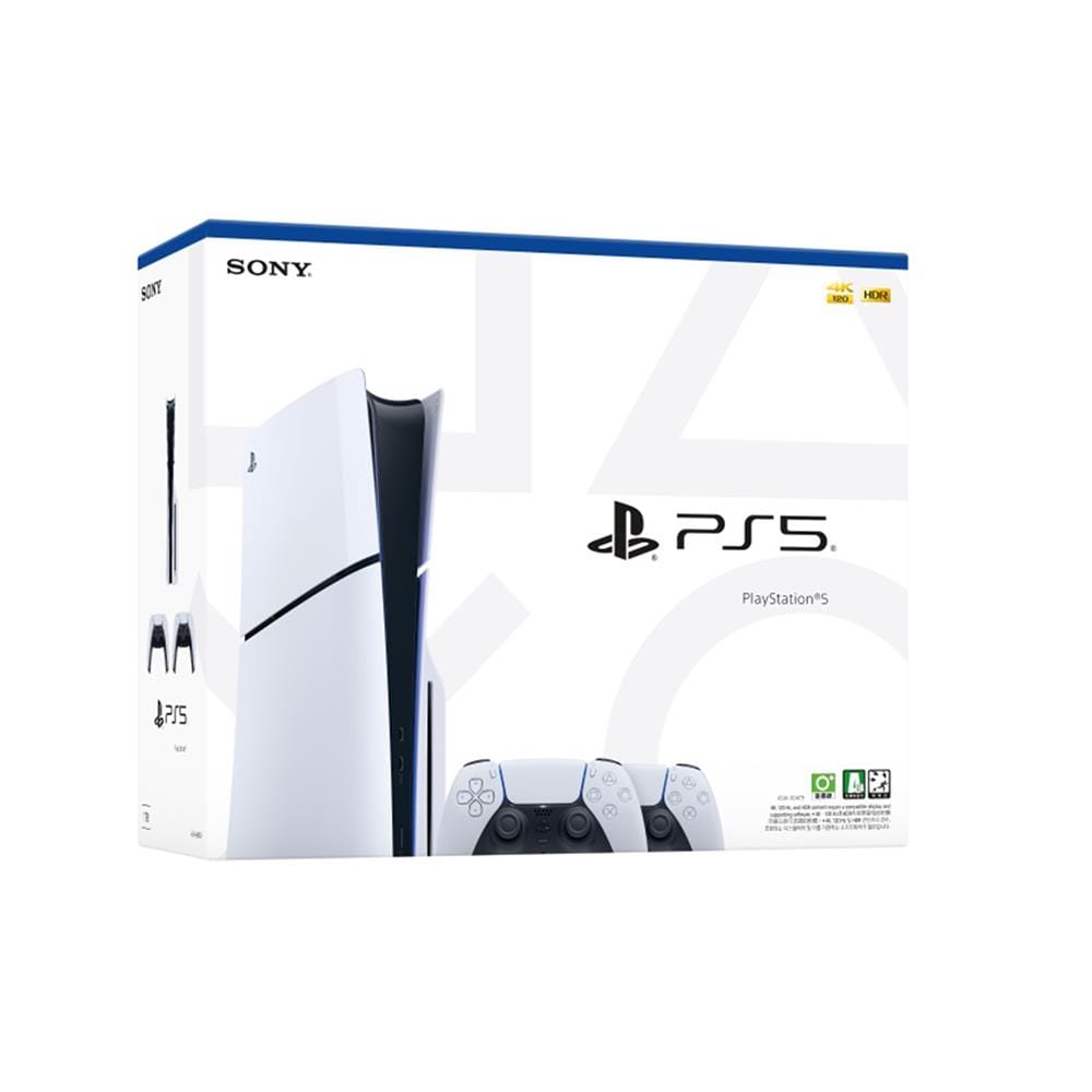 เครื่องเล่นเกม SONY PLAYSTATION 5 SLIM DISC EDITION WITH 2 DUAL SENSE ASIA-00479