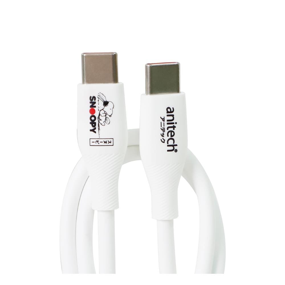 สายชาร์จ TYPE-C to TYPE-C ANITECH SNP-C001 สีขาว