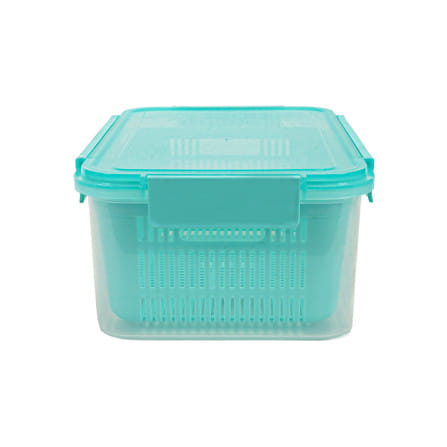 กล่องจัดเก็บในตู้เย็น KECH GRASSY 5,500 มล. สีเขียว/ใส_2