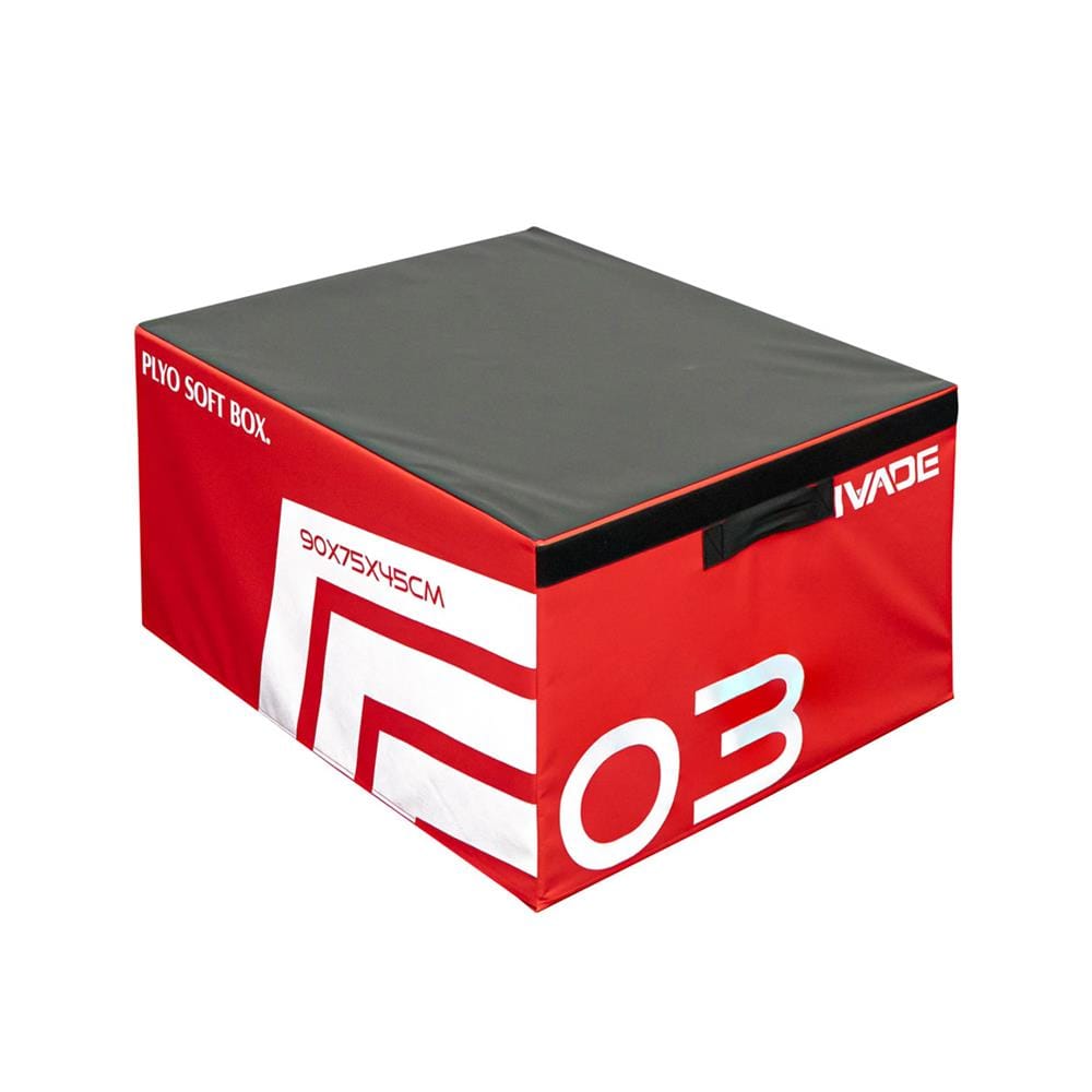กล่องกระโดด IVADE PRO 90x75x45 ซม. สีแดง