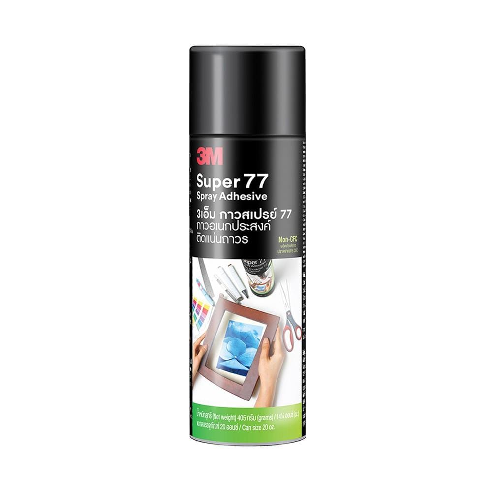 กาวสเปรย์อเนกประสงค์ 3M SCOTCH 77 405 กรัม สีใส