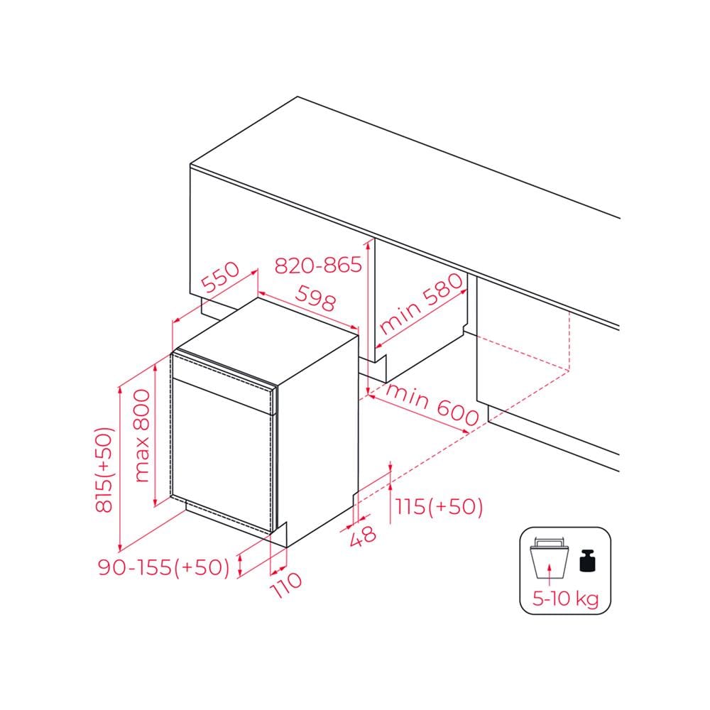 เครื่องล้างจานฝัง TEKA DFI 76960 DSS