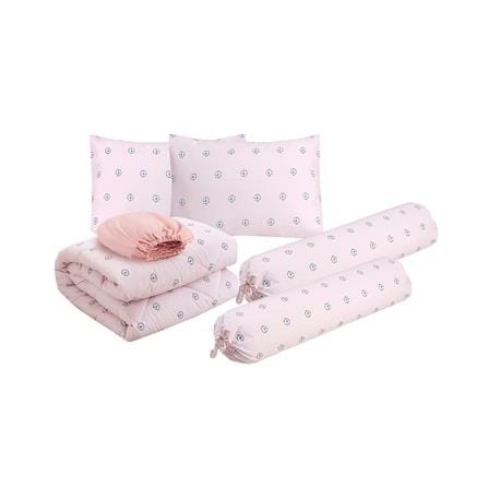 ชุดผ้าปูที่นอน 6 ฟุต (ชุด 6 ชิ้น) HOME LIVING STYLE SO BLOOM สี LIGHT PINK_2