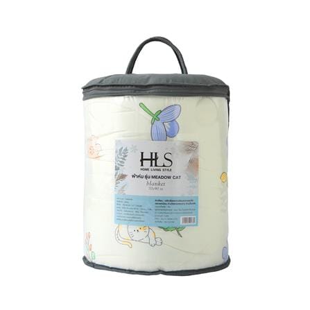 ผ้าห่ม HOME LIVING STYLE MEADOW CAT 70x90 นิ้ว สี CREAM_4