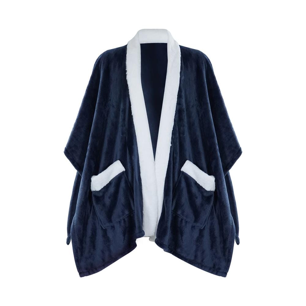 ผ้าห่มคลุมไหล่ HOME LIVING STYLE COZE 50x70 นิ้ว สี NAVY