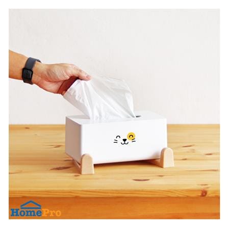กล่องทิชชู่ MINIMAL SCULPT CAT SMILE_4