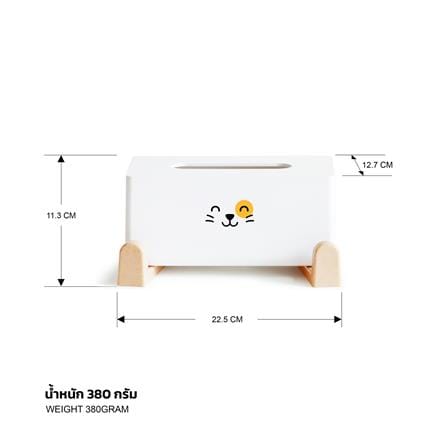 กล่องทิชชู่ MINIMAL SCULPT CAT SMILE_8