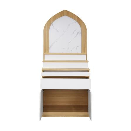 ตู้พระ FURDINI AURA 80 ซม. สี NATURAL OAK/ขาว_1