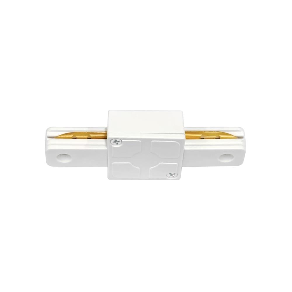 ข้อต่อรางไฟแทรกไลท์ LAMPTAN TRACK CONNECTOR 1 WAY สีขาว