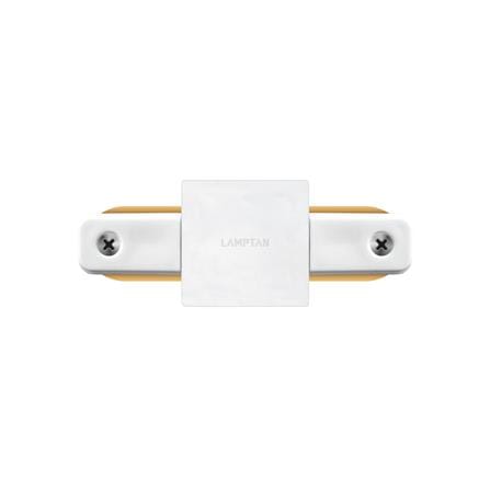 ข้อต่อรางไฟแทรกไลท์ LAMPTAN TRACK CONNECTOR 1 WAY สีขาว_0