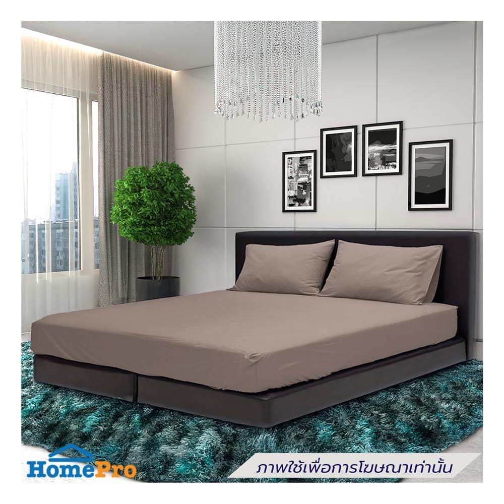 ชุดผ้าปูที่นอน 5 ฟุต (ชุด 5 ชิ้น) STEVENS PURE COTTON ML21BR