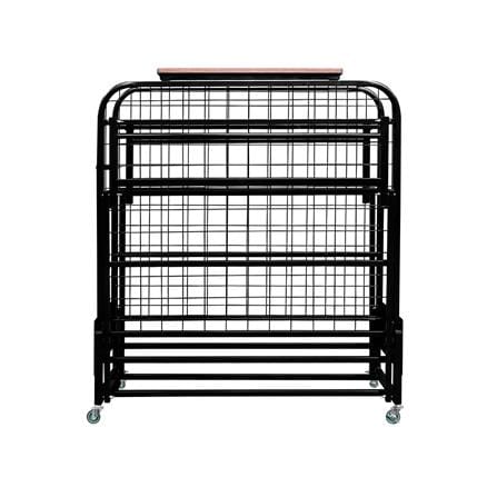 เตียงพับพร้อม TOPPER THAIBULL SSTPE245-105(TNR) สีดำ_7
