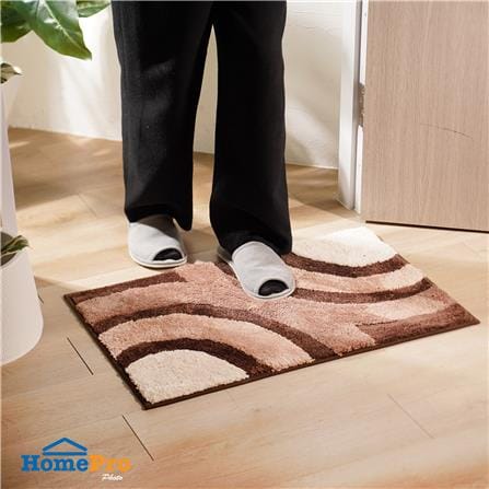 พรม HOME LIVING STYLE CURVE 45x70 ซม. สีน้ำตาล_6