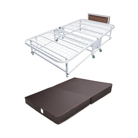 เตียงพับพร้อม TOPPER THAIBULL SSTPE245-105(TNR) สีขาว_3