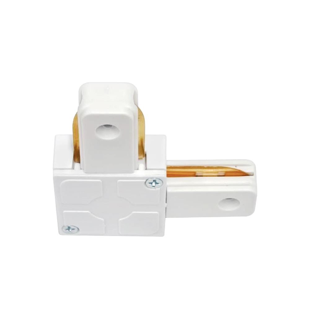 ข้อต่อรางไฟแทรกไลท์ LAMPTAN TRACK CONNECTOR 2 WAY สีขาว