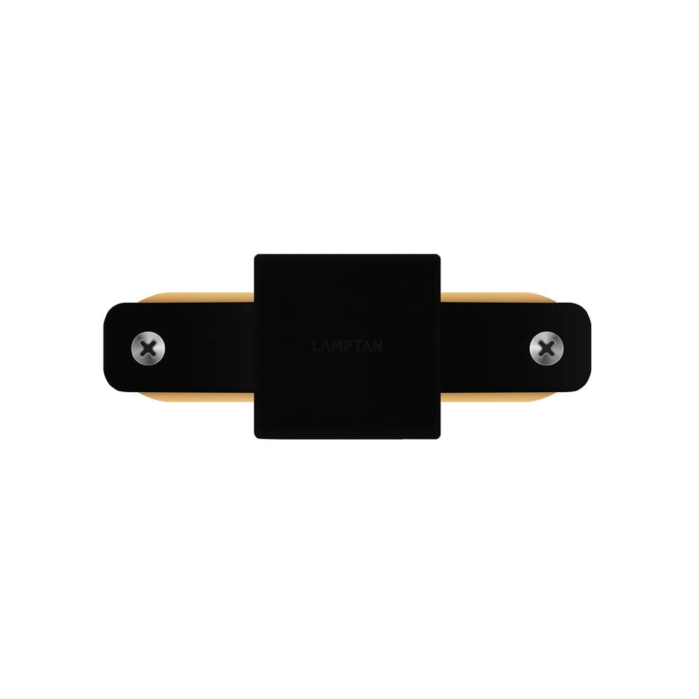 ข้อต่อรางไฟแทรกไลท์ LAMPTAN TRACK CONNECTOR 1 WAY สีดำ