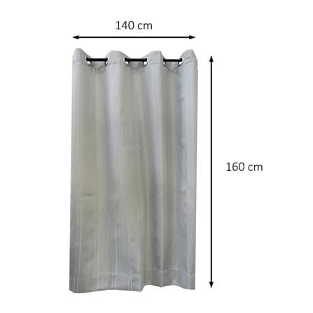 ผ้าม่าน EYELET HOME LIVING STYLE VIERA UV 140x160 ซม. สีเทา_8