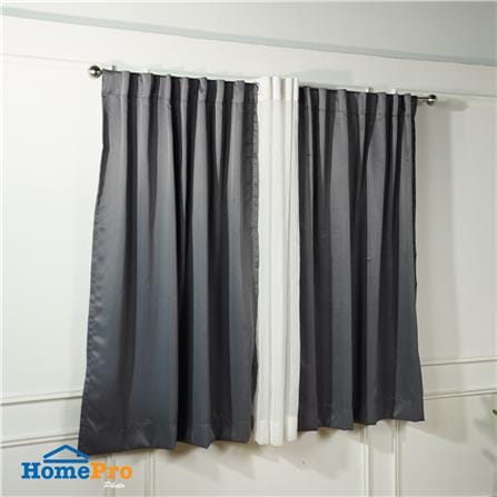 ผ้าม่านซ่อนหู HOME LIVING STYLE LUKAS UV 130x160 ซม. สีเทา_4