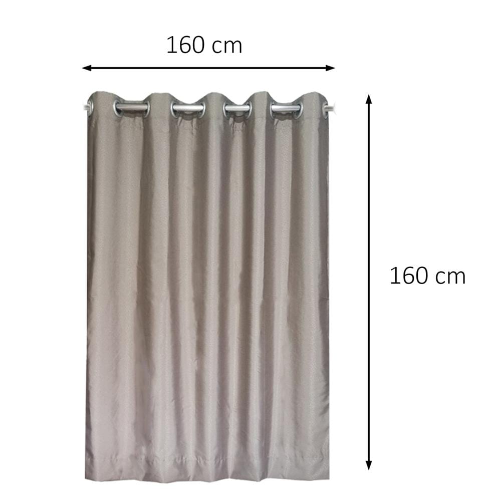 ผ้าม่าน EYELET HOME LIVING STYLE TADEO UV 160x160 ซม. สีน้ำตาล