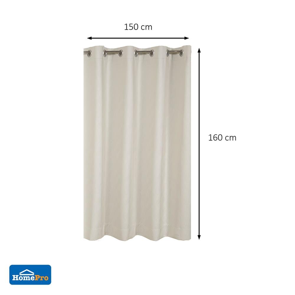 ผ้าม่าน EYELET HOME LIVING STYLE GROVE UV 150x160 ซม. สีครีม