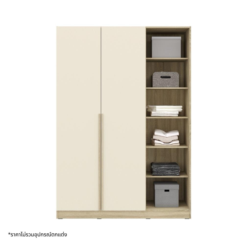 ชุดห้องนอน 5 ฟุต KONCEPT HANNIE 59063781 สีโซลิดโอ๊ค