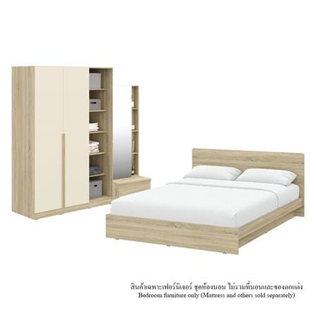 ชุดห้องนอน 5 ฟุต KONCEPT HANNIE 59063781 สีโซลิดโอ๊ค_0