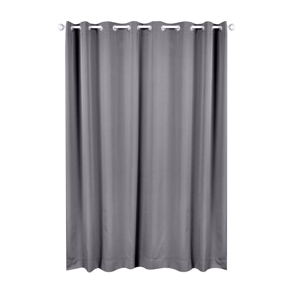 ผ้าม่าน EYELET HOME LIVING STYLE TADEO UV 270x220 ซม. สีเทา_1