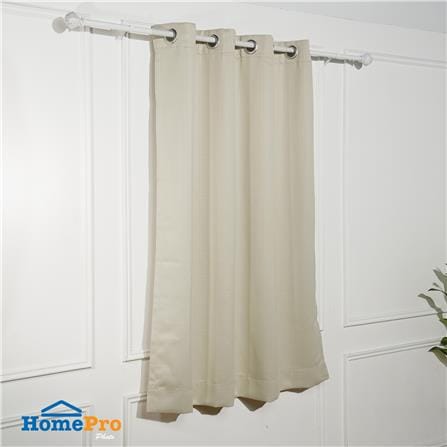 ผ้าม่าน EYELET HOME LIVING STYLE TARTAN UV 140x160 ซม. สีครีม_4