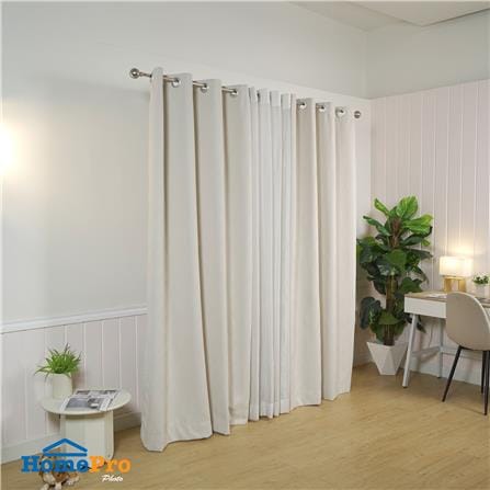 ผ้าม่าน EYELET HOME LIVING STYLE GROVE UV 150x220 ซม. สีครีม_5