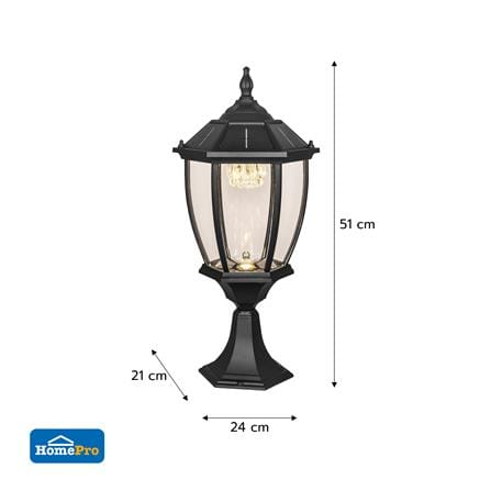 ไฟหัวเสา SOLAR CARINI 1602FL 3 วัตต์ DAYLIGHT/COOL WHITE/WARM WHITE สีดำ_6
