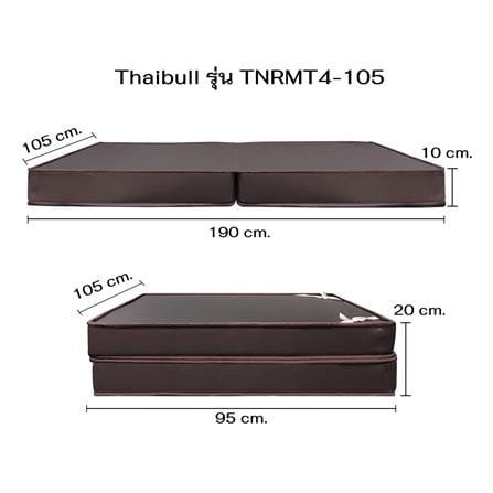 เตียง 2 ชั้น THAIBULL SST2F-TNR4-105 สีดำ_4