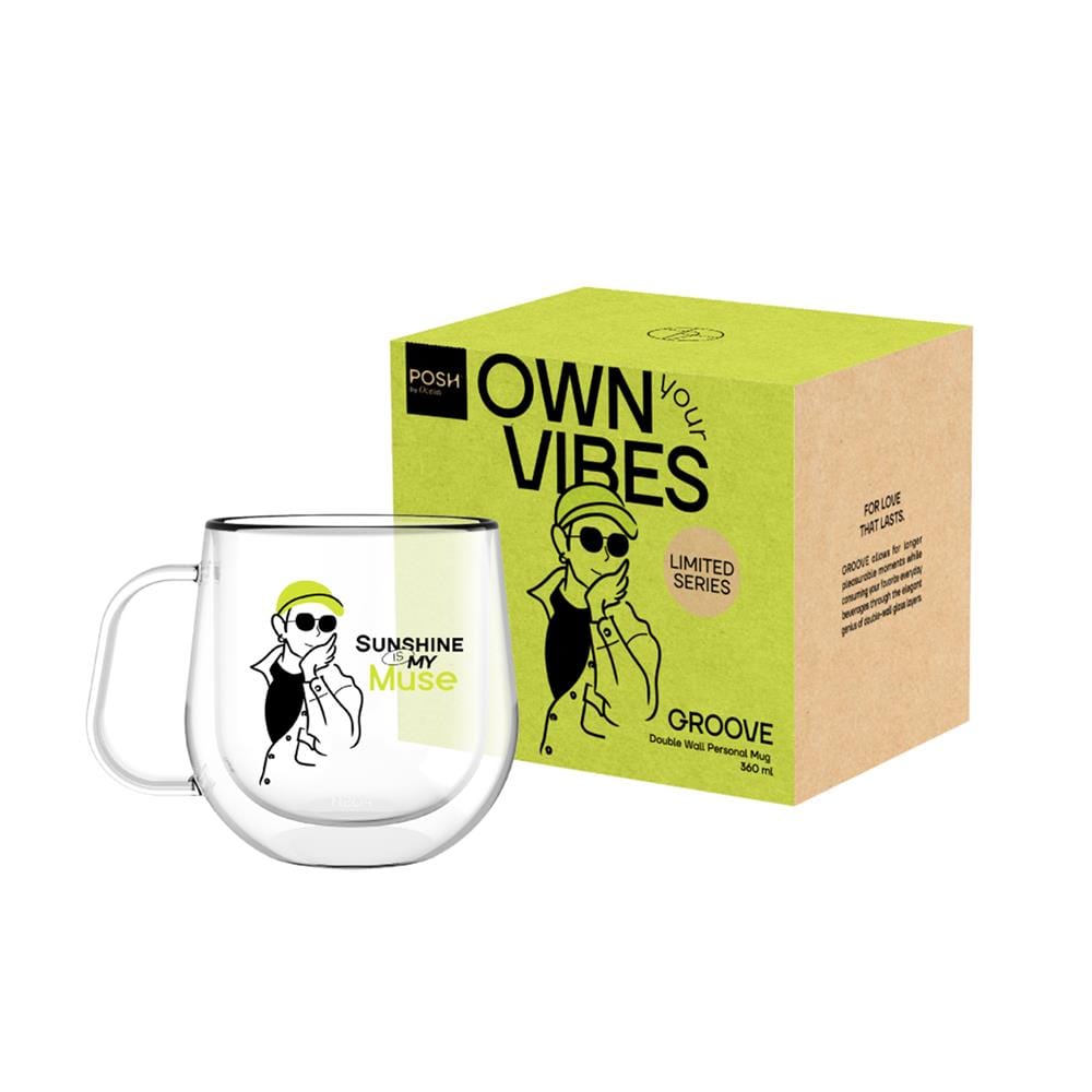 แก้วหู 360 มล. POSH GROOVE MUG MUSE