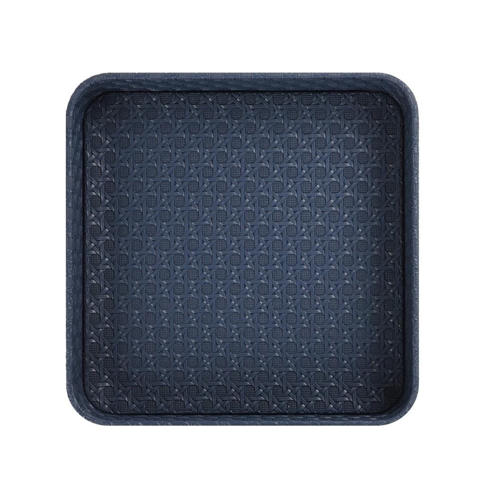 ถาด PVC KECH PETRA 23x23x4 ซม. สีน้ำเงิน
