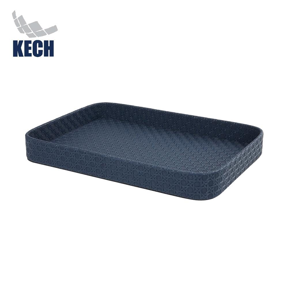 ถาด PVC KECH PETRA 35x25x4 ซม. สีน้ำเงิน
