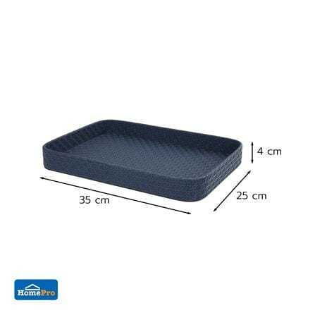 ถาด PVC KECH PETRA 35x25x4 ซม. สีน้ำเงิน_3